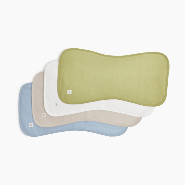 Tiny Kind Burp Cloth 4 Pack - Solid Neutrals, Os.