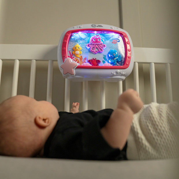 Baby Einstein Sea Dreams Soother Musical Crib Toy and Sound Machine.