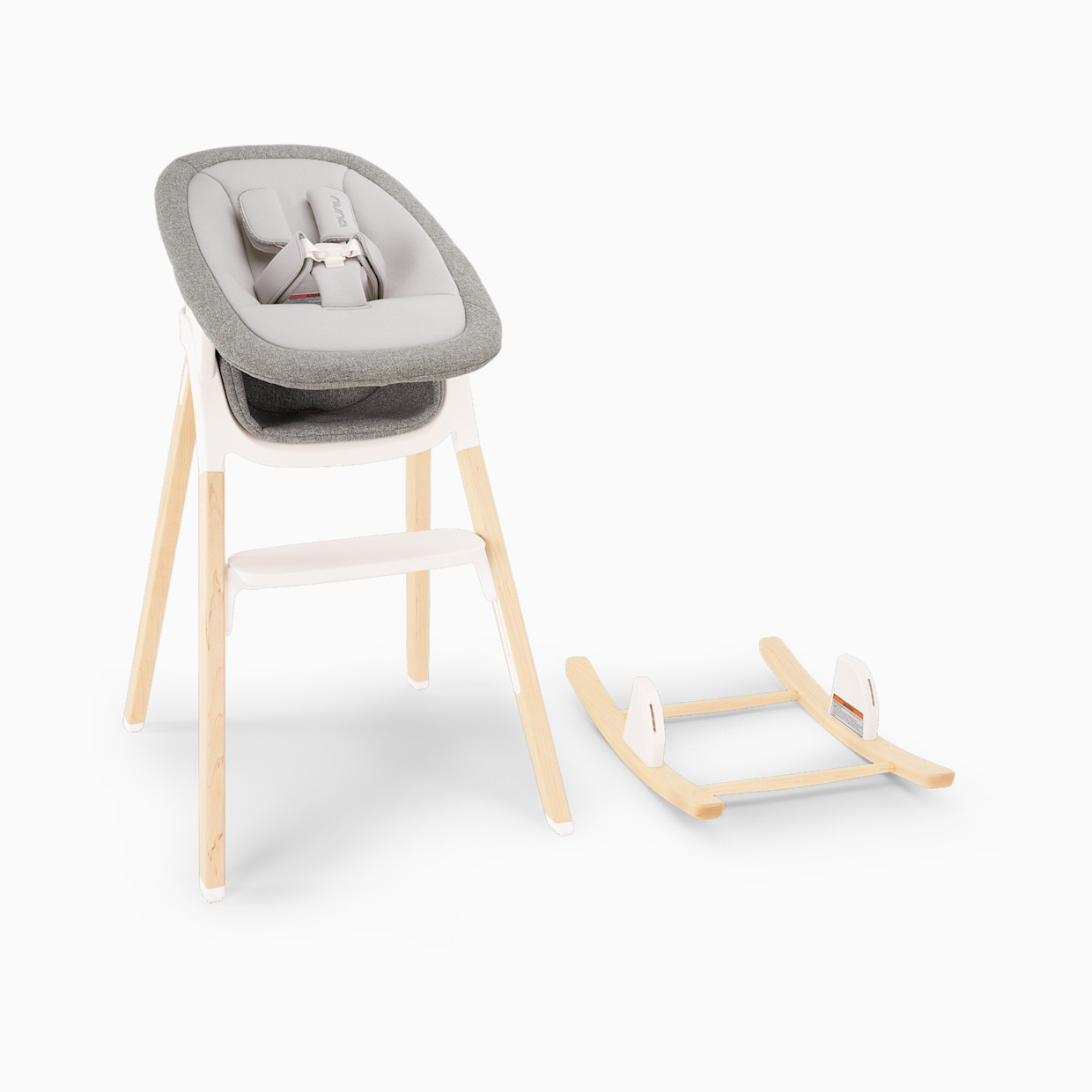 Nuna BRYN High Chair + Newborn Rocker - Heritage.