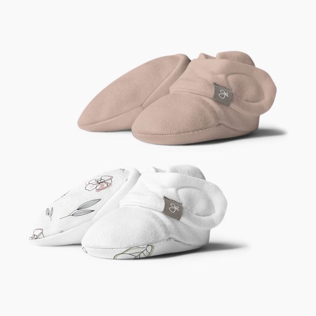 Goumi Kids Stay-On Baby Booties (2 pack).