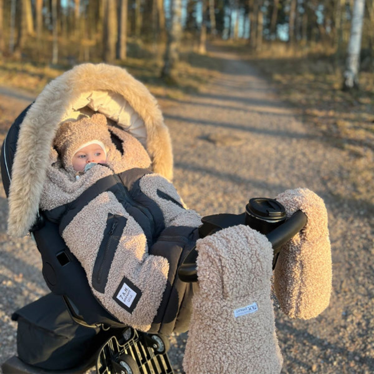 7AM Enfant Warmmuffs - Heather Grey Cloud.