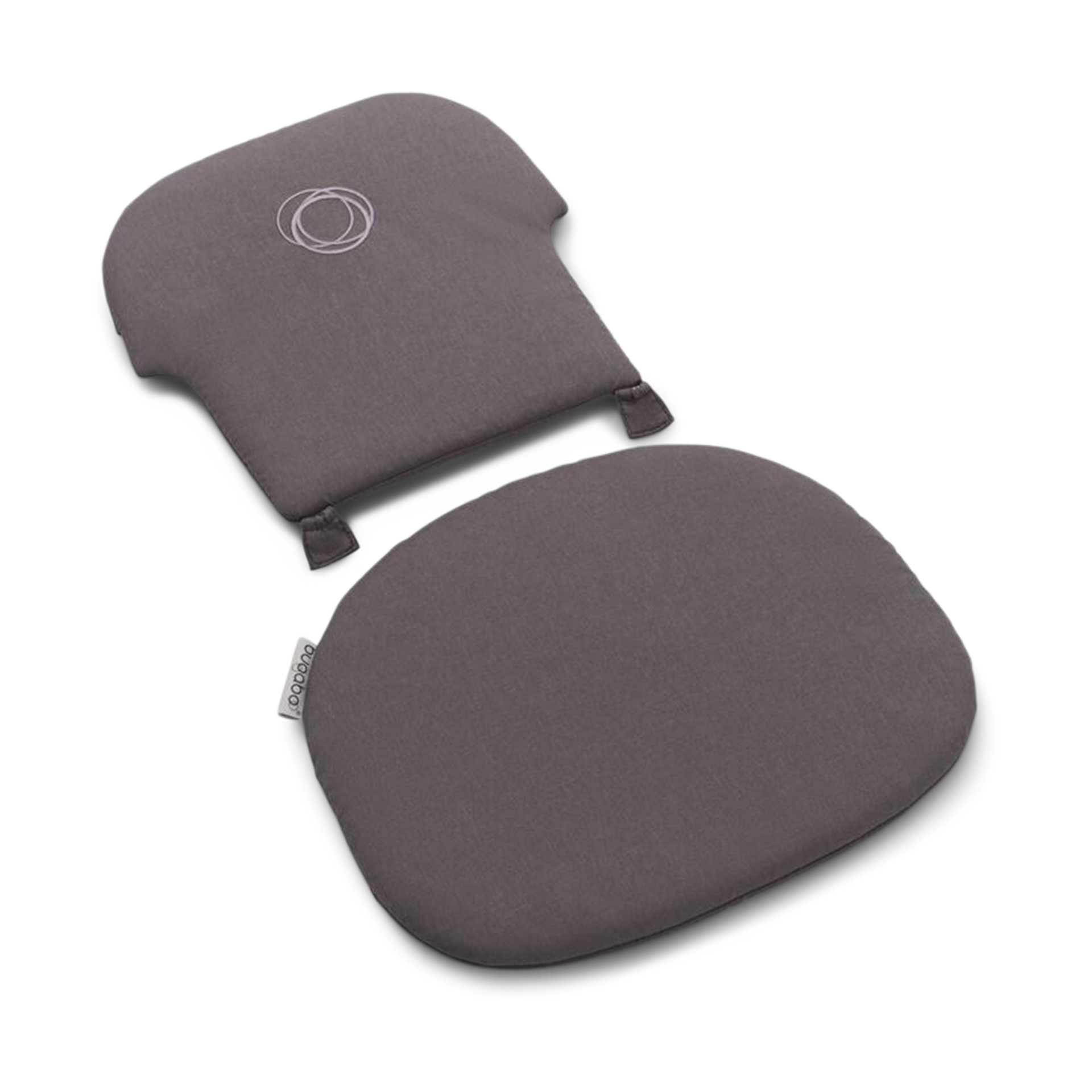 Bugaboo Giraffe Baby Pillow Set for Giraffe Chair Baby Set, Backrest and Seat, Stormy Grey