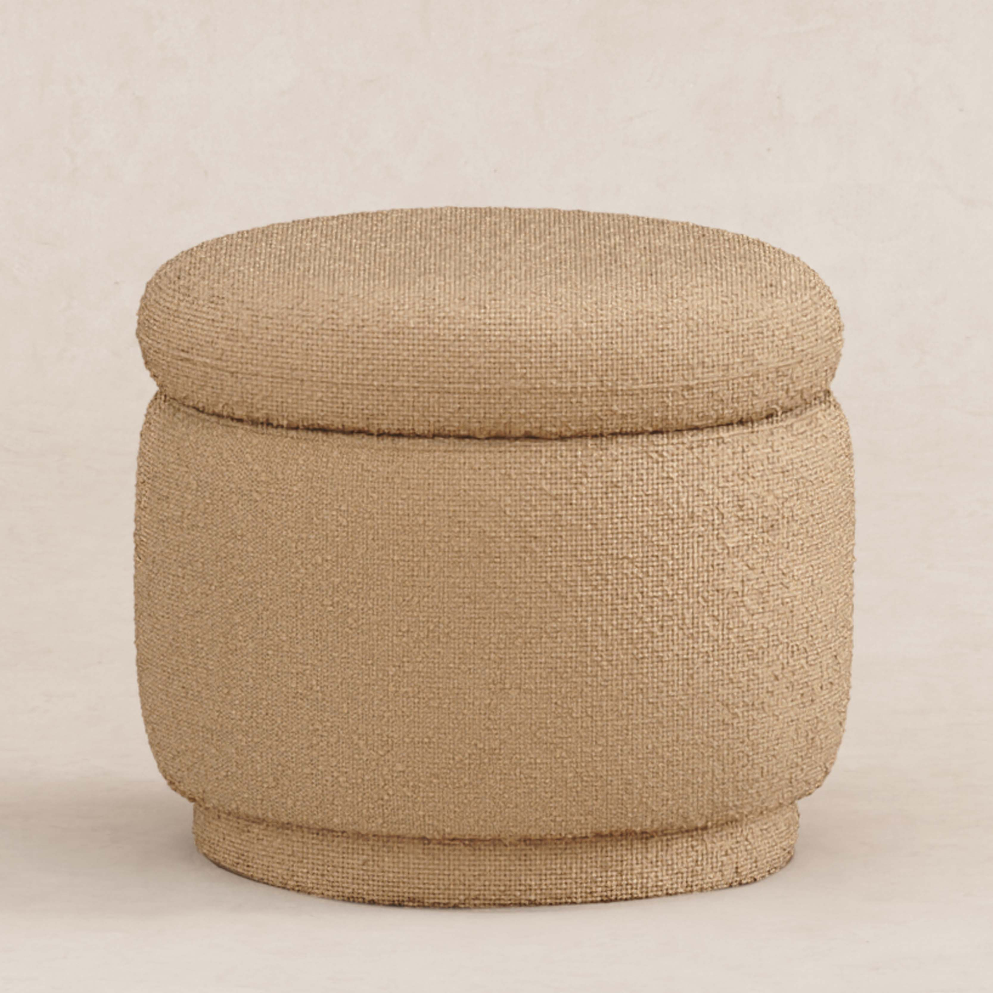 babyletto Enoki Storage Ottoman - Sand Boucle.