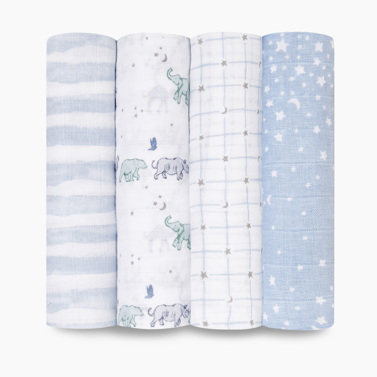 Aden + Anais Cotton Muslin Swaddle 4-Pack - Rising Star.