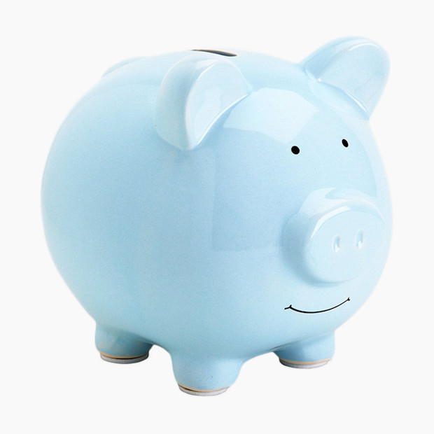 Pearhead Ceramic Piggy Bank - Blue.