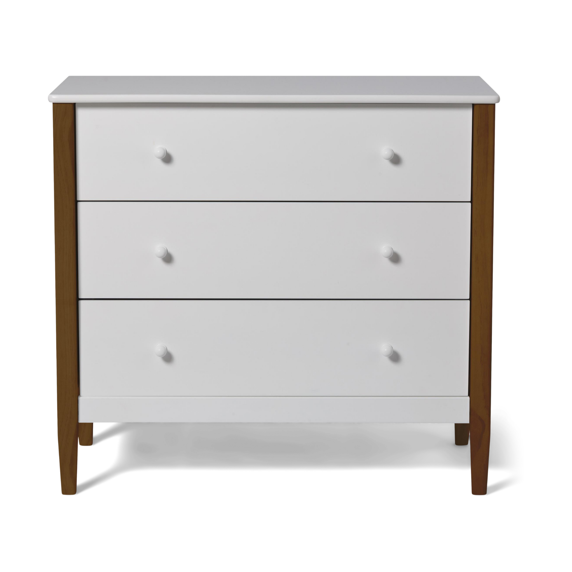 Little Seeds Clover 3-Drawer Dresser - White.