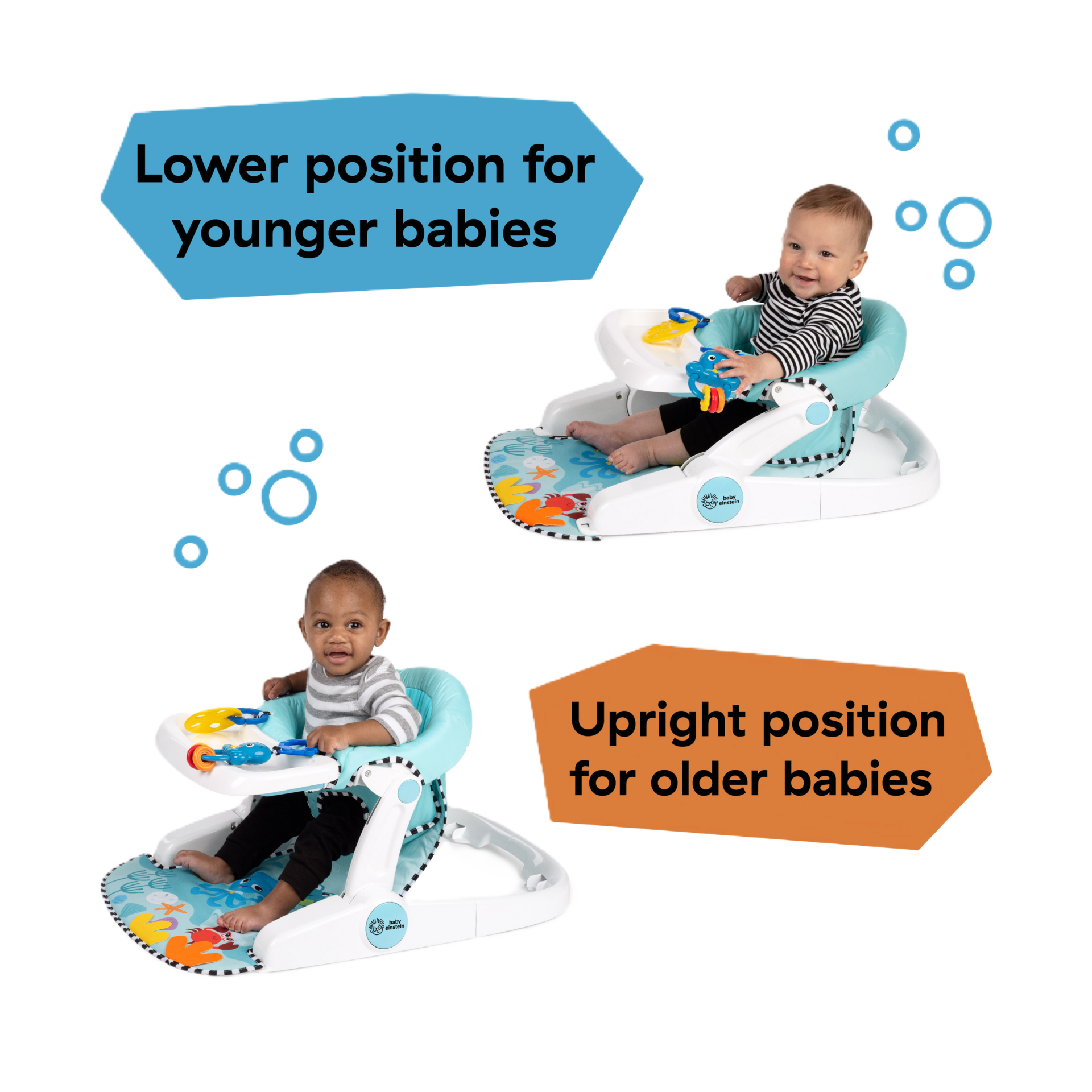 Baby Einstein Sea of Support 2-in-1 Sit-Up Floor Seat.