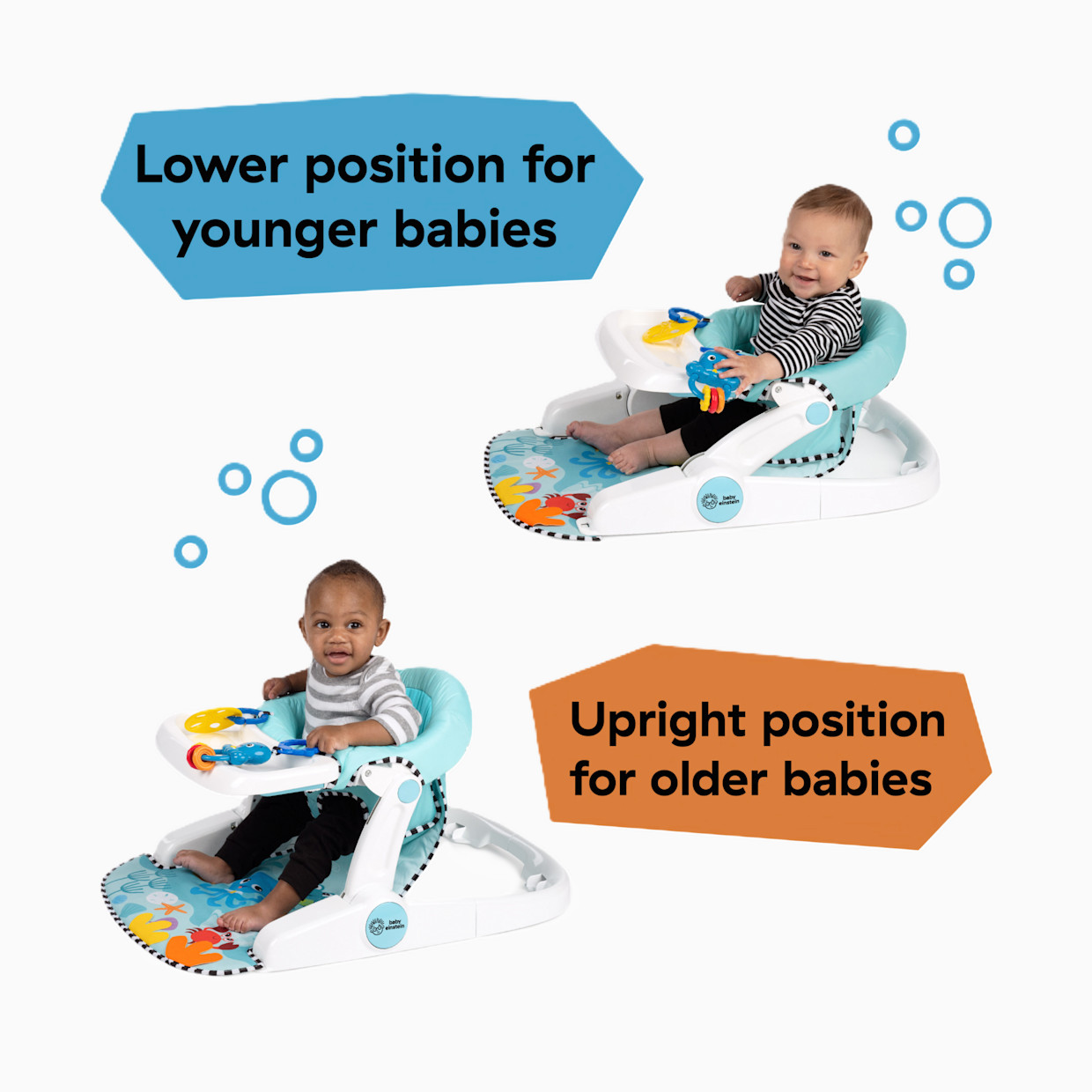 Baby Einstein Sea of Support 2-in-1 Sit-Up Floor Seat.