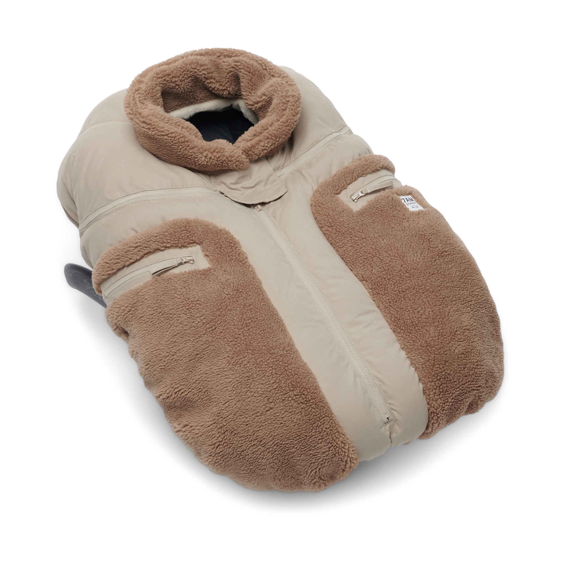 7AM Enfant Car Seat Cocoon - Cappucino Applique.