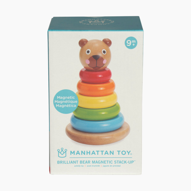 Manhattan Toy Brilliant Bear Magnetic Stack-up Wooden Toy.