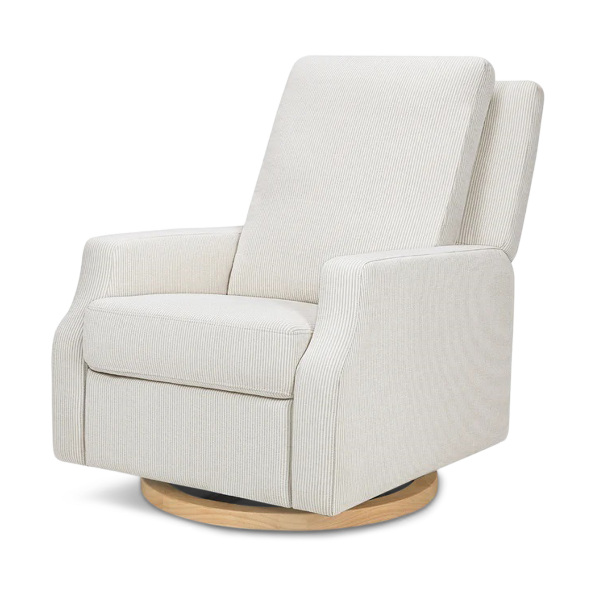 Thumbnail of Fog Chatham Stripe Performance Eco-Weave With Light Wood Base