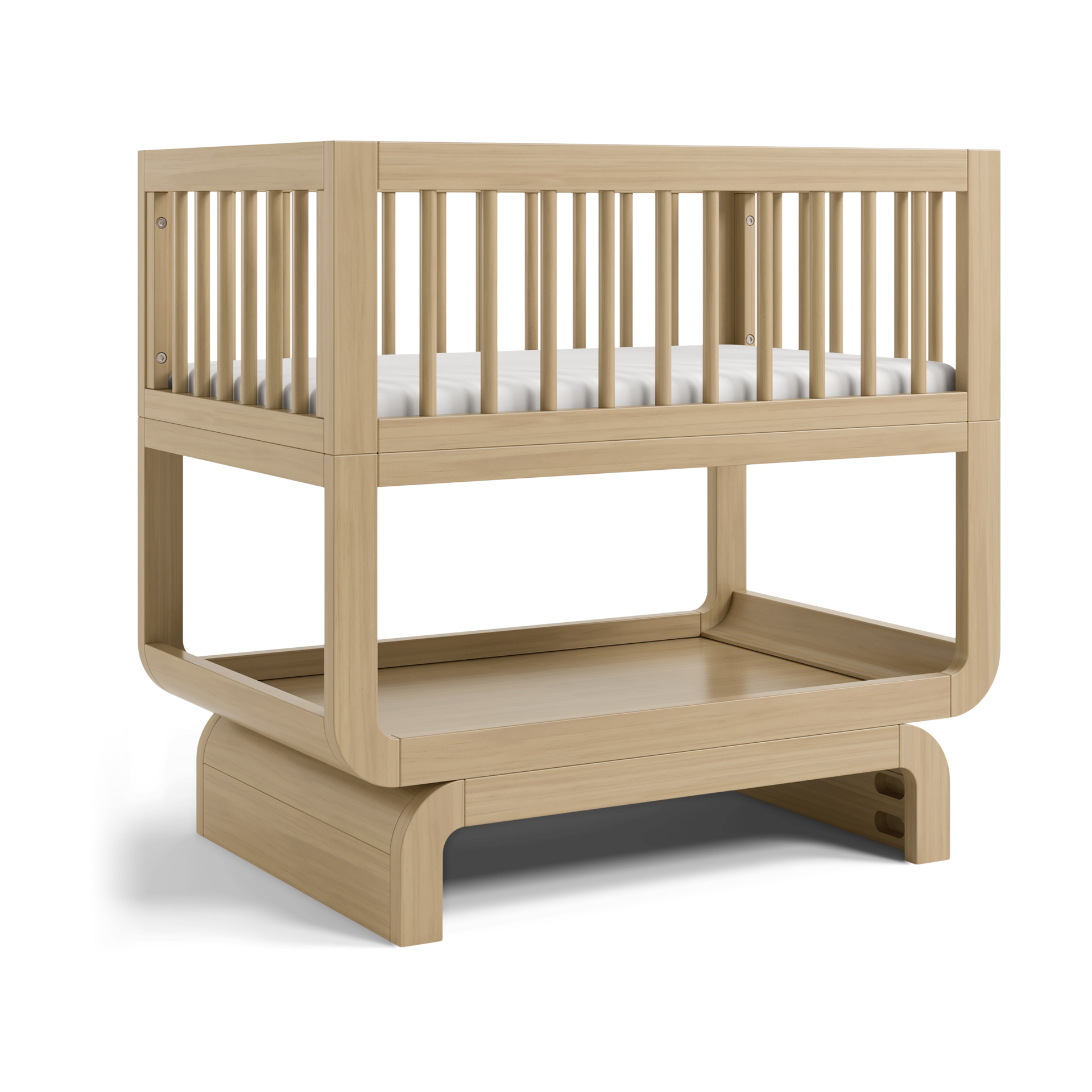 Storkcraft Santorini Deluxe 3-in-1 Convertible Bassinet.