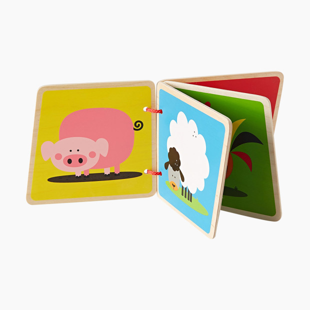 Hape Wooden Baby Book - At The Farm.