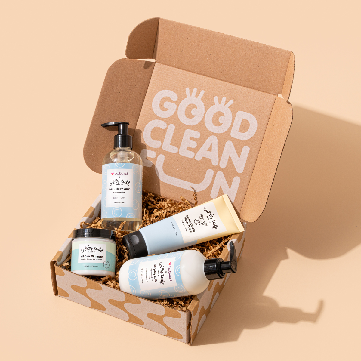 Tubby Todd Tubby Todd x Babylist Baby's First Year Skincare Gift Set.