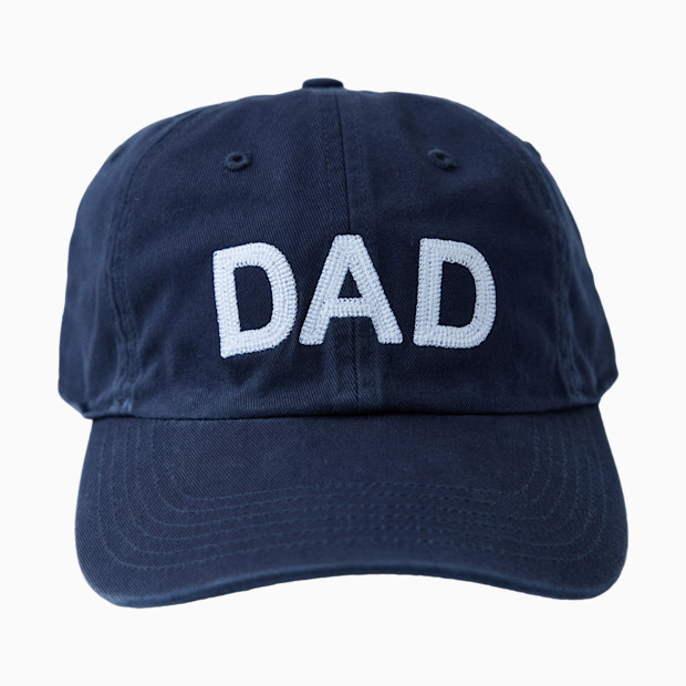 Ingrid and Isabel Dad Baseball Cap - Navy/White Embroidery, One Size.