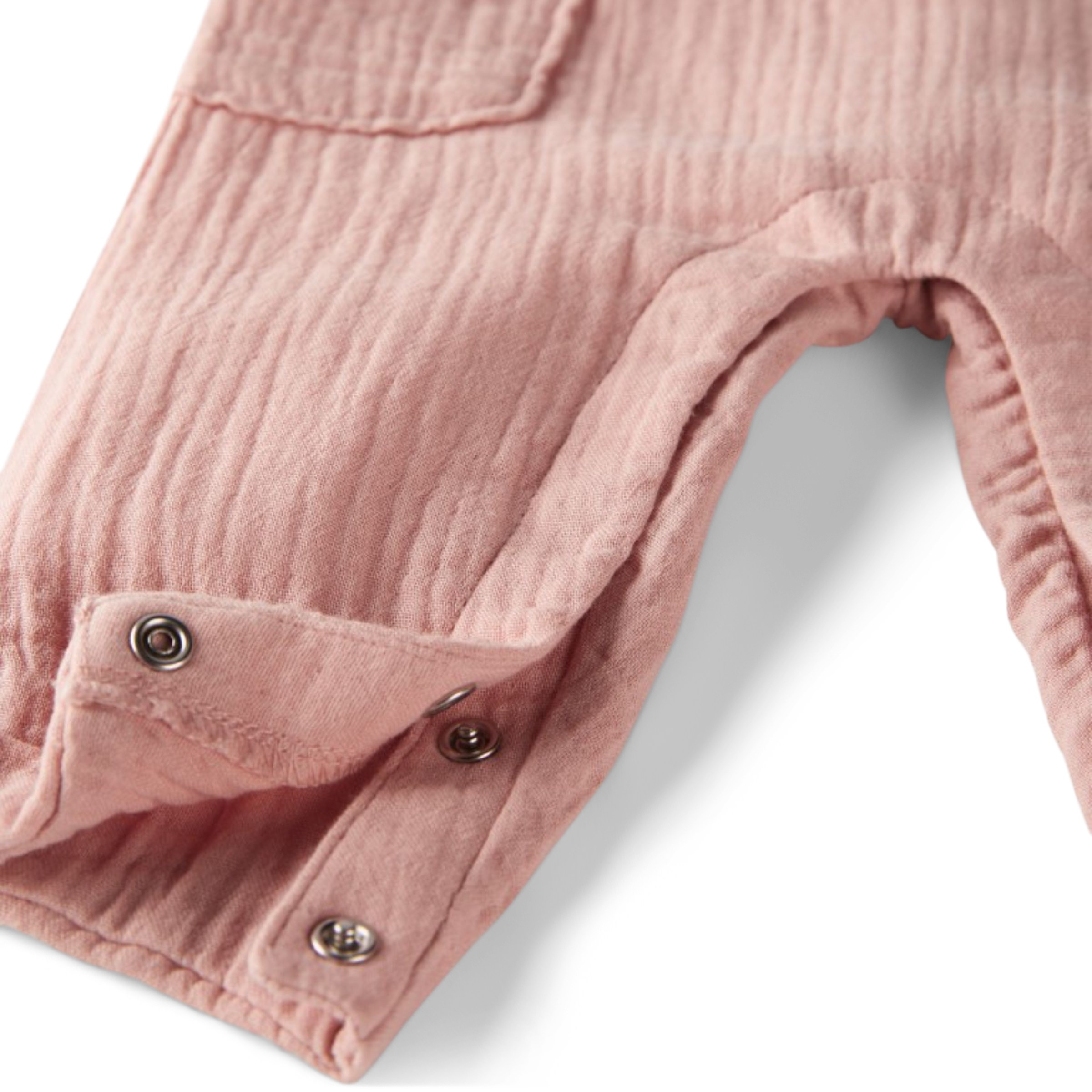 Carter's Little Planet Organic Cotton Gauze Overalls in Blue Creek - Pink, Newborn.