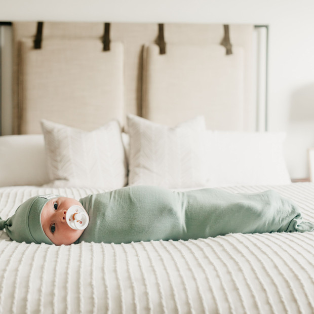 Copper Pearl Swaddle Blanket.