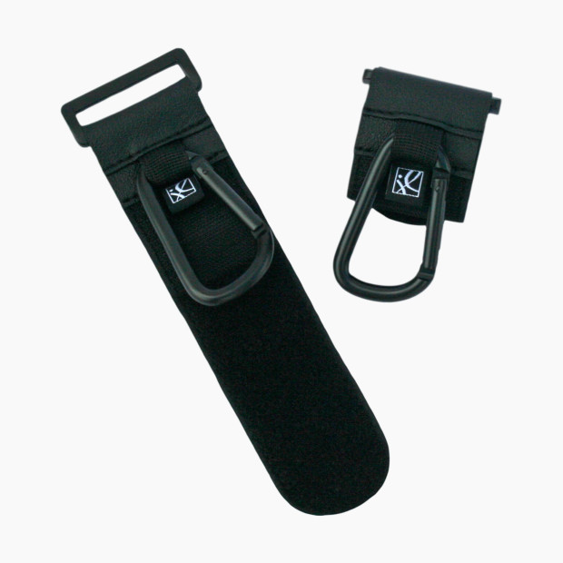 JL Childress Clip 'N Carry Stroller Hooks (2 Pack) - Black.