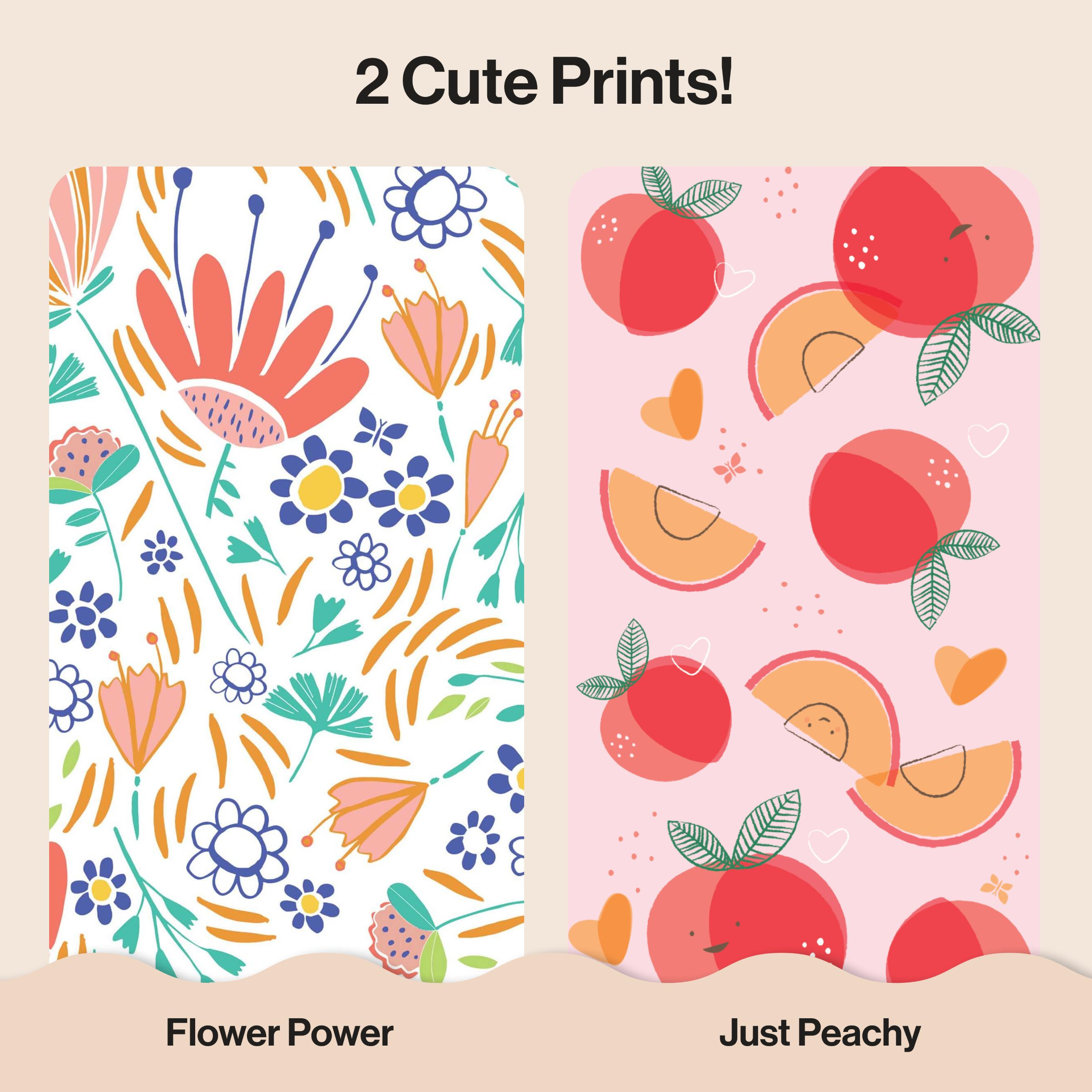 The Honest Company Clean Conscious Disposable Diapers Size 3-5 - Just Peachy + Flower Power, Size 3, 62 Count.