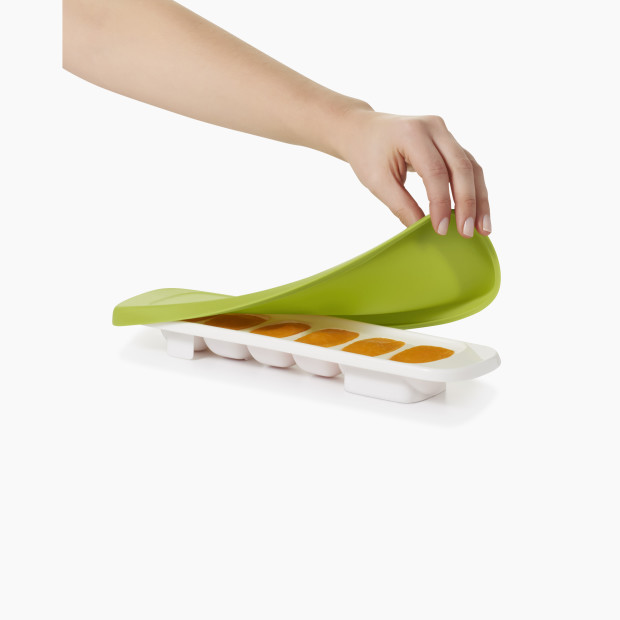 OXO Tot Baby Food Freezer Tray with Silicone Lid (2 Pack) - Green.