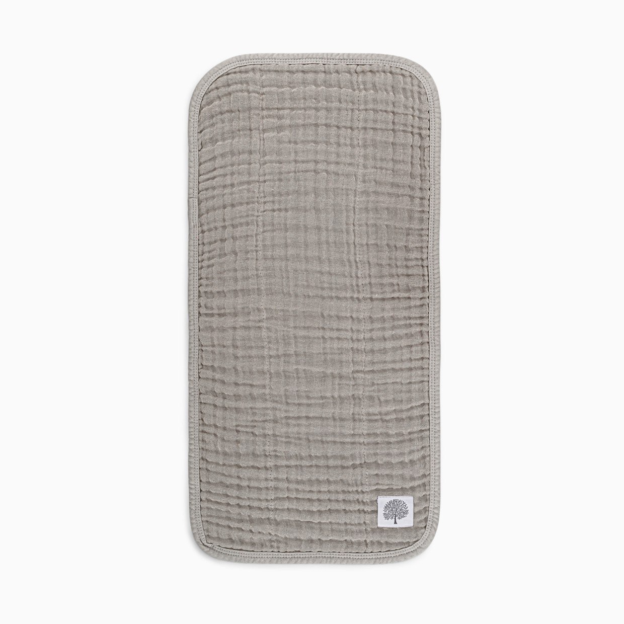 Parker Baby Co. Muslin Cotton Burp Cloths (4-Pack) - Gray Set.