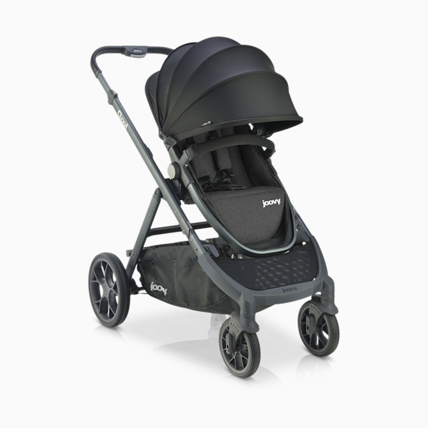 Joovy Qool Customizable Single Double Triple Stroller - Black Melange.