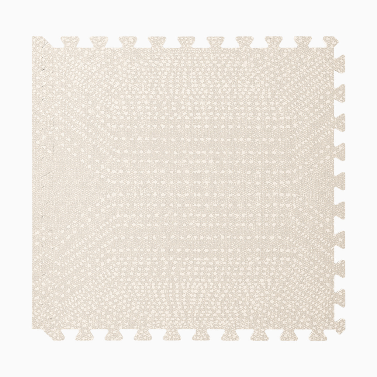 Toddlekind Haven Foam Play Mat | Deco Collection - Ecru, 4X6.