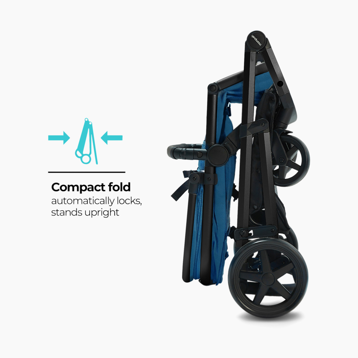 Mompush Meteor 2 Stroller - Navy.