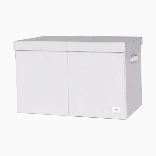 3 Sprouts Recycled Folding Toy Chest - Light Grey.