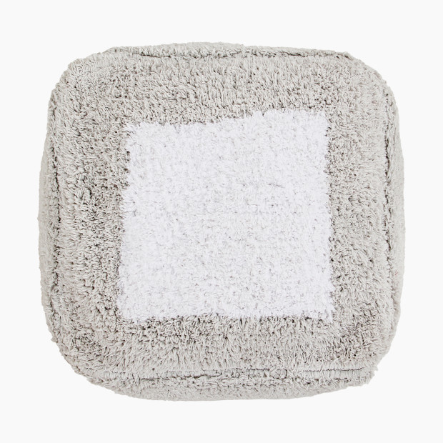 Lorena Canals Pouffe Marshmallow Square - Pearl Grey.