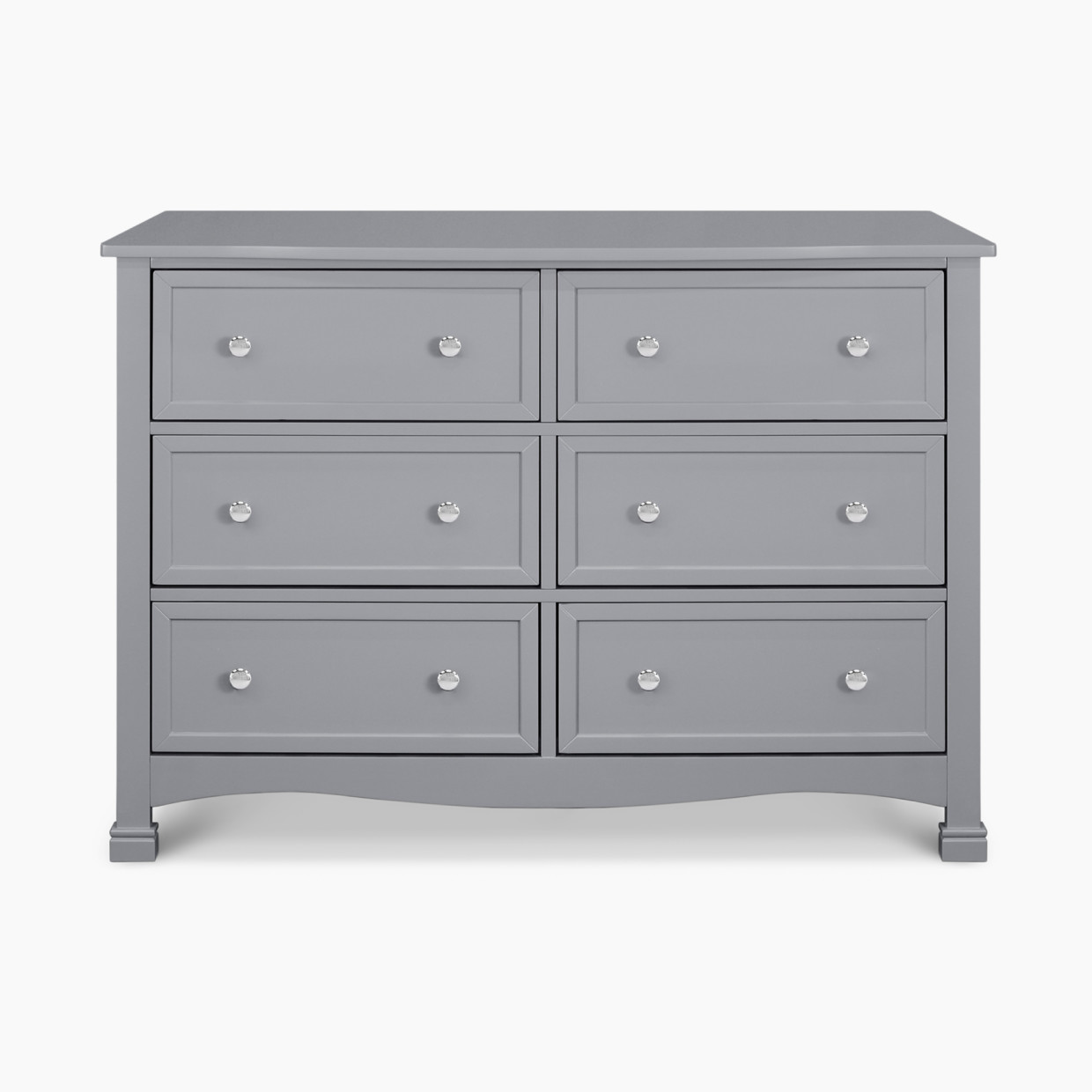 DaVinci Kalani 6-Drawer Double Wide Dresser - Grey.