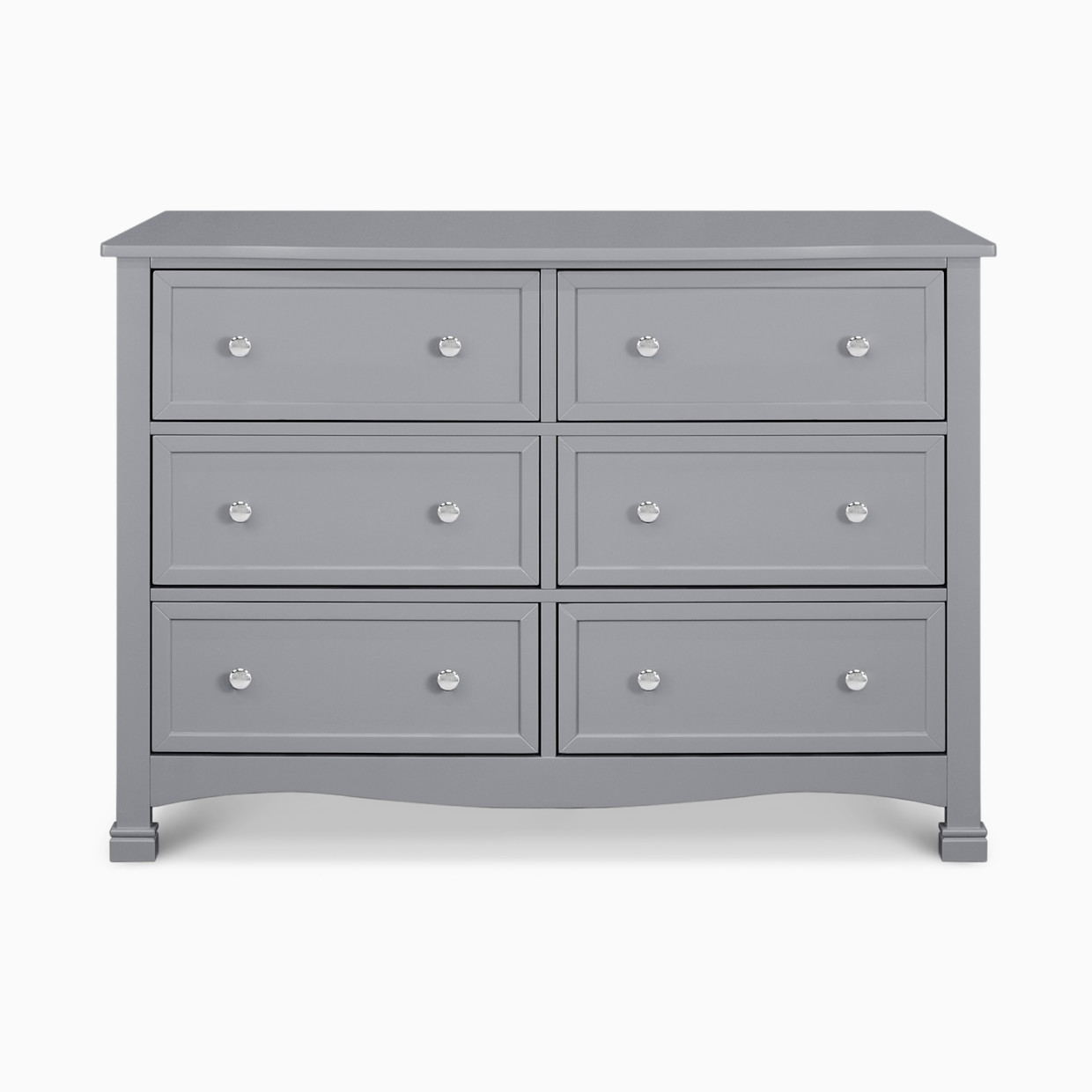 daVinci Kalani 6-Drawer Double Wide Dresser - Grey.