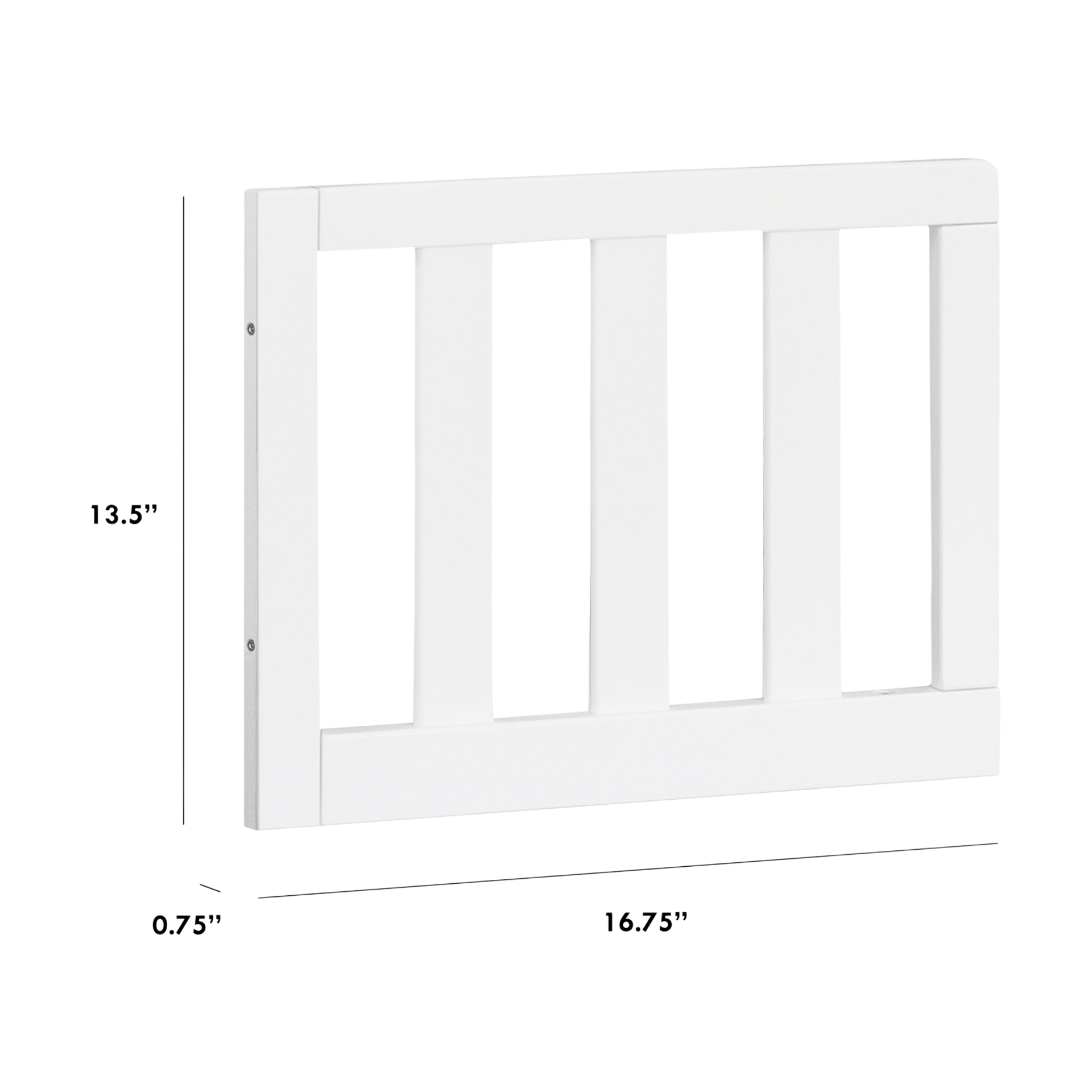 daVinci Otto Mini Toddler Bed Conversion Kit - White.