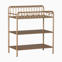 Little Seeds Monarch Hill Ivy Metal Changing Table, Gold