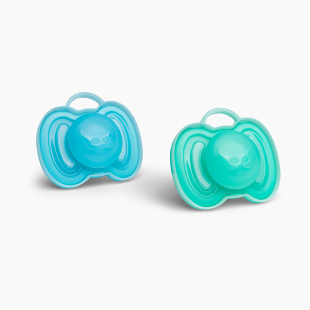 Herobility Hero Pacifiers (2 Pack) - Blue/Turquoise, 0 Months +.