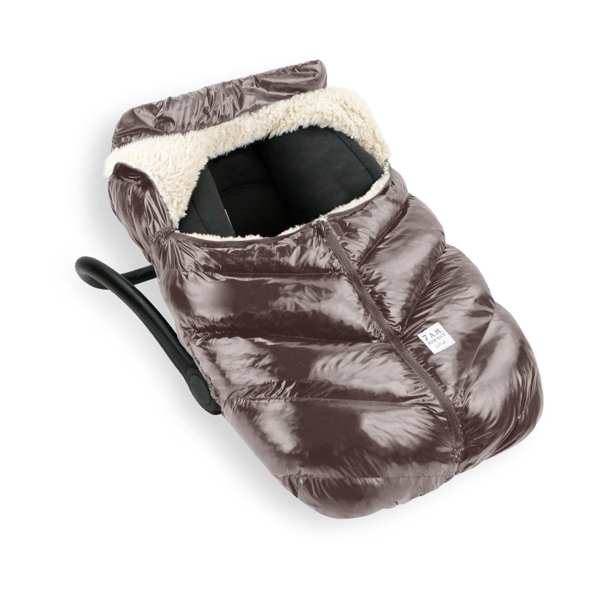 7AM Enfant Car Seat Cocoon - Brown Polar.