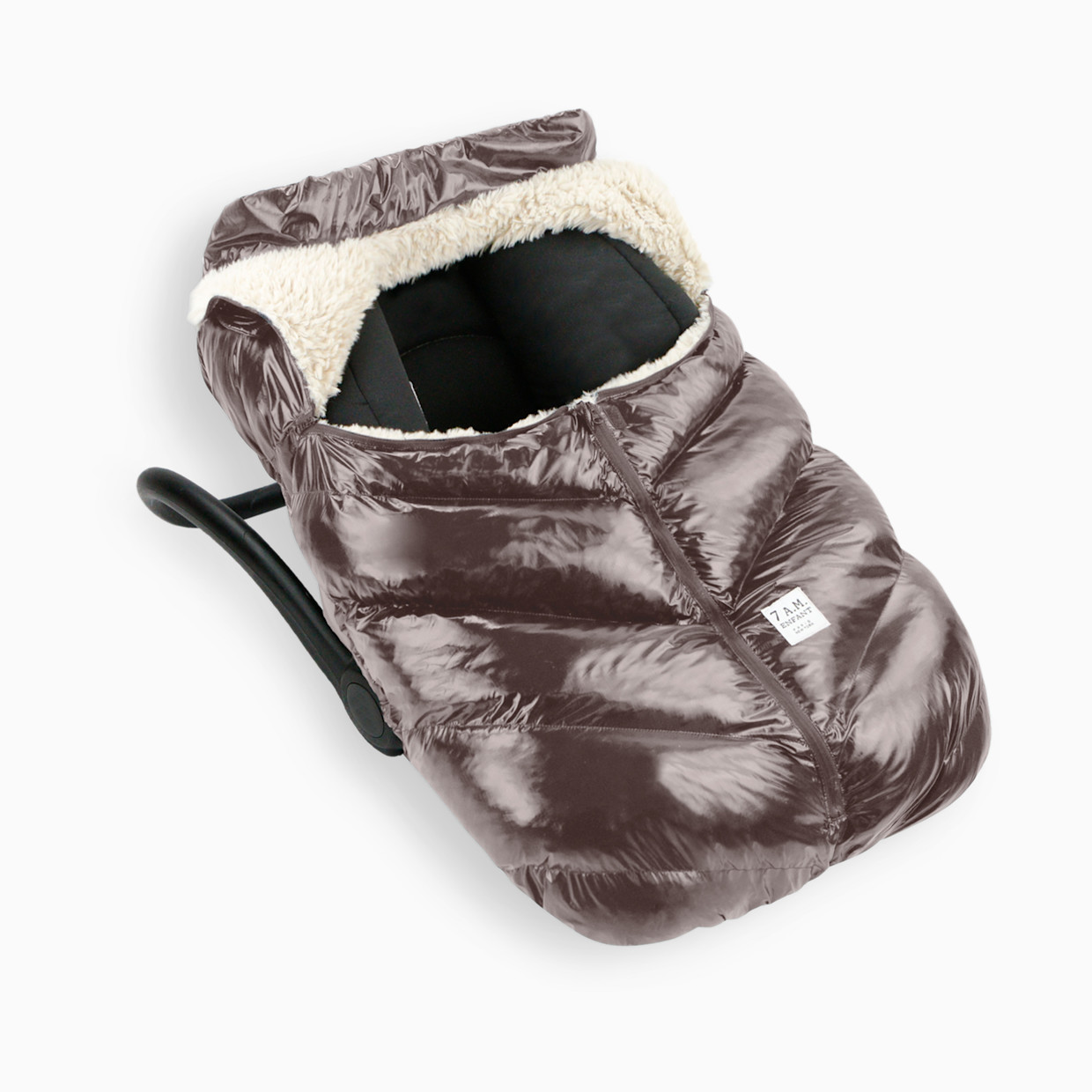 7AM Enfant Car Seat Cocoon - Brown Polar.