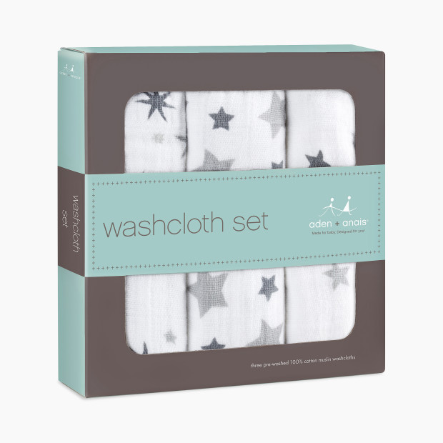 Aden + Anais Washcloth Set (3 Pack) - Twinkle--Discontinued.