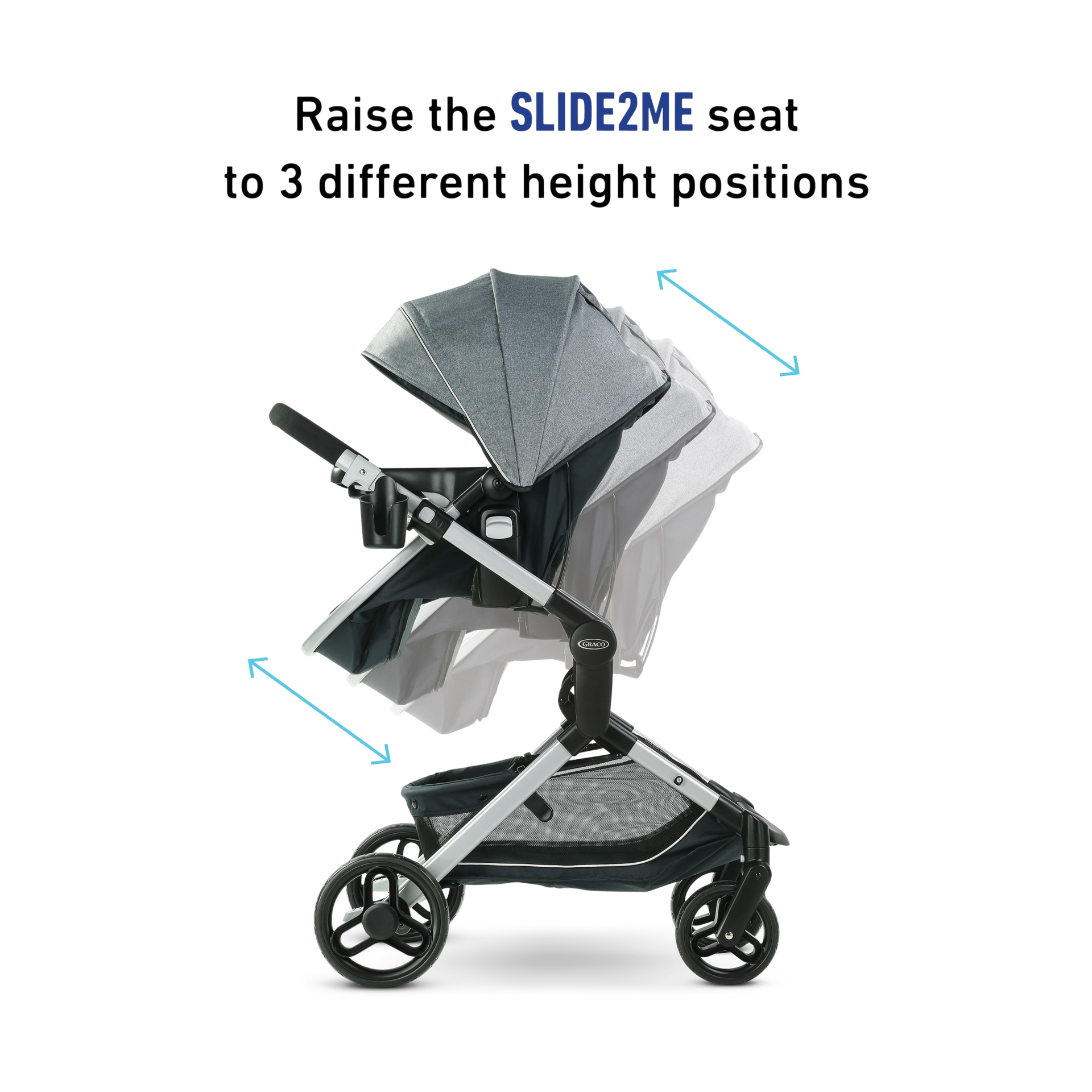 Graco Modes Nest DLX 3-in-1 Travel System - Raven.