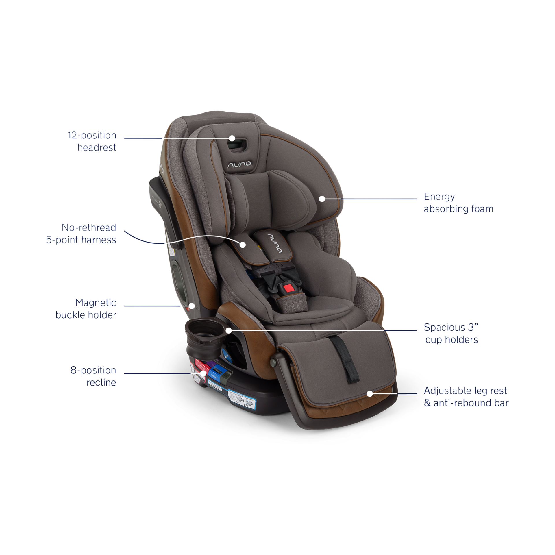 Nuna EXEC next Convertible Car Seat.