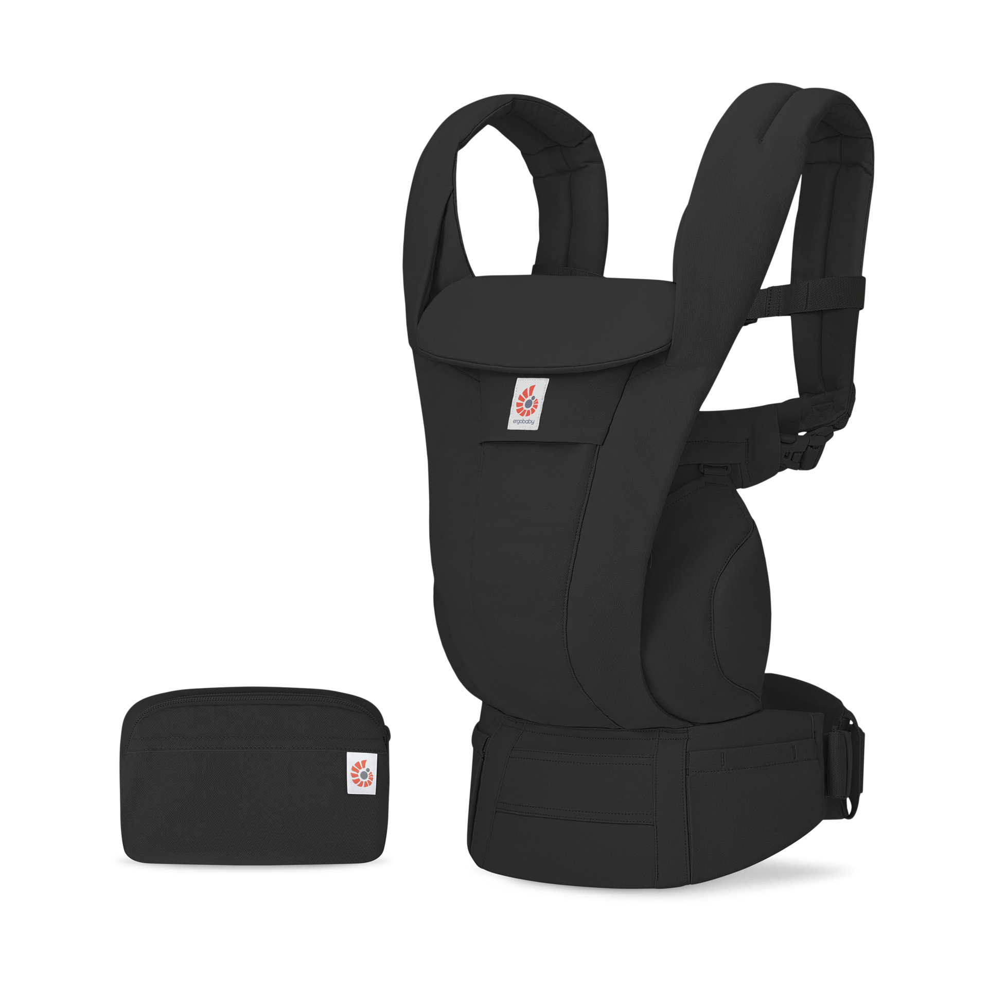 Ergobaby Omni Deluxe Carrier - Onyx Black Cotton.