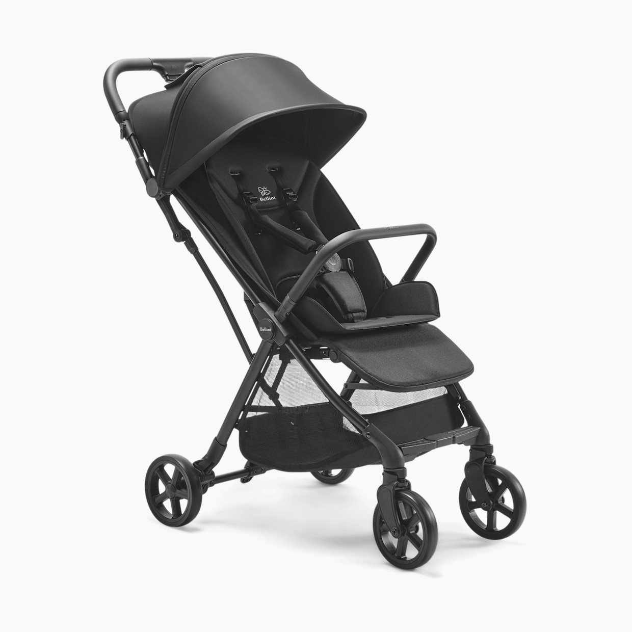 Bellini Juno Compact Auto-Folding Stroller - Black.