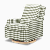 Thumbnail of Moss Green Gingham With Light Wood Base