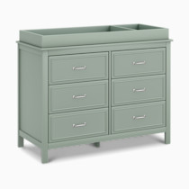 Davinci Charlie 6-Drawer Double Dresser - Light Sage Davinci Charlie 6-Drawer Double Dresser - Light Sage