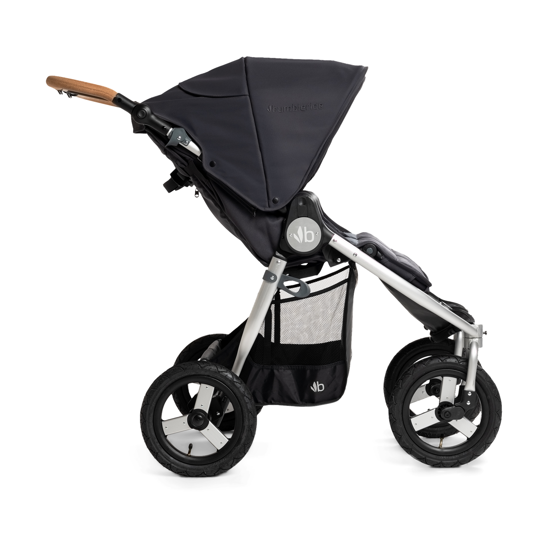 Bumbleride Indie Twin Double Jogging Stroller - Dusk Grey.