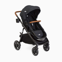 Joie Ginger lx 4-in-1 One-Hand Pramette Stroller - Easy Convertible Pramette and Stroller with a One-Hand Pramette Conversion, for Newborns to Toddlers (Shale)