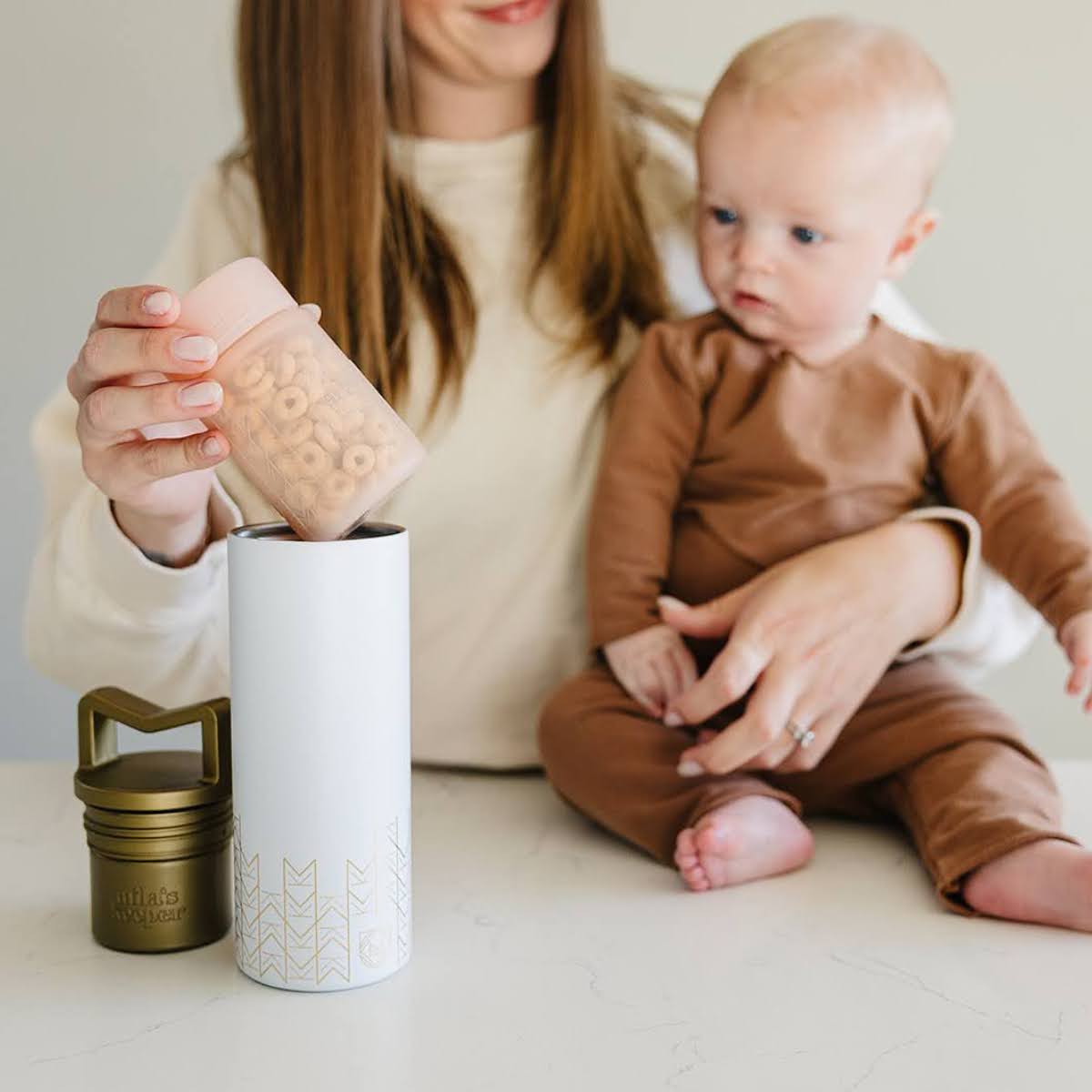 Mila's Keeper Silicone Breast Milk Storage Bottles - Multi Color, Wide, 3.