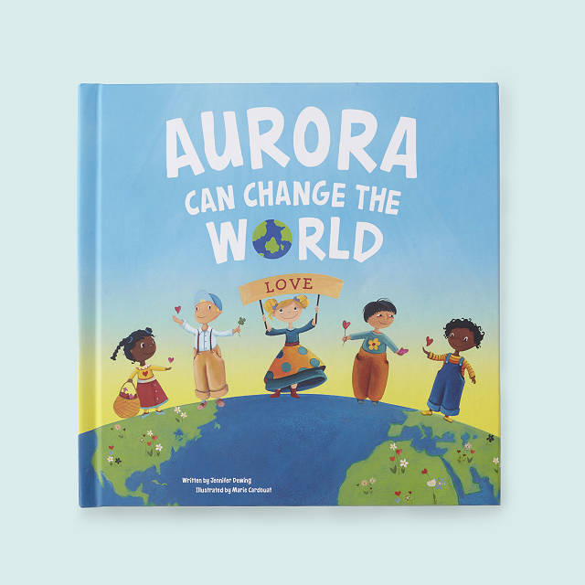 Uncommon Goods Personalized I Can Change the World Book.