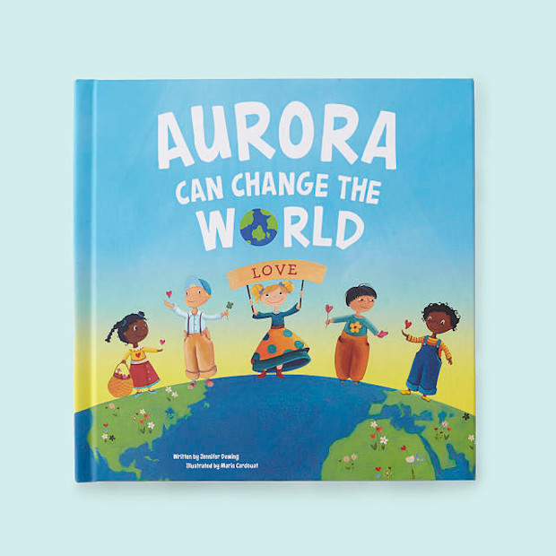 Uncommon Goods Personalized I Can Change the World Book.