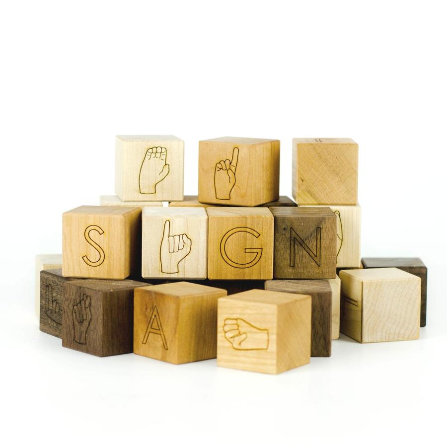 Little Sapling ASL Building Blocks - $70.00.